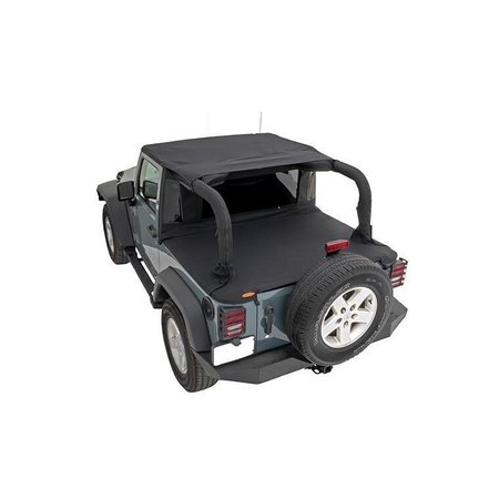 Bushwacker 07-C WRANGLER JK 2-DOOR TRAIL ARMOR TWILL FLAT BACK SOFT TOP 15235